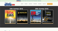 Desktop Screenshot of indiaconstructionfestival.com